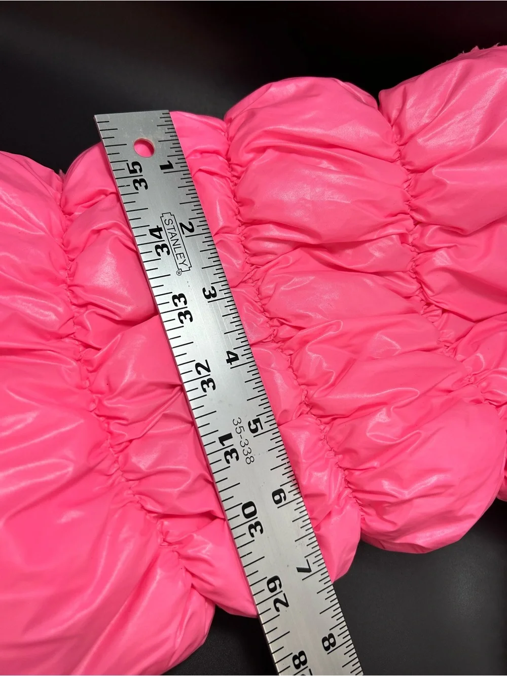 Plush Lined Pink Puffer Dog Coat